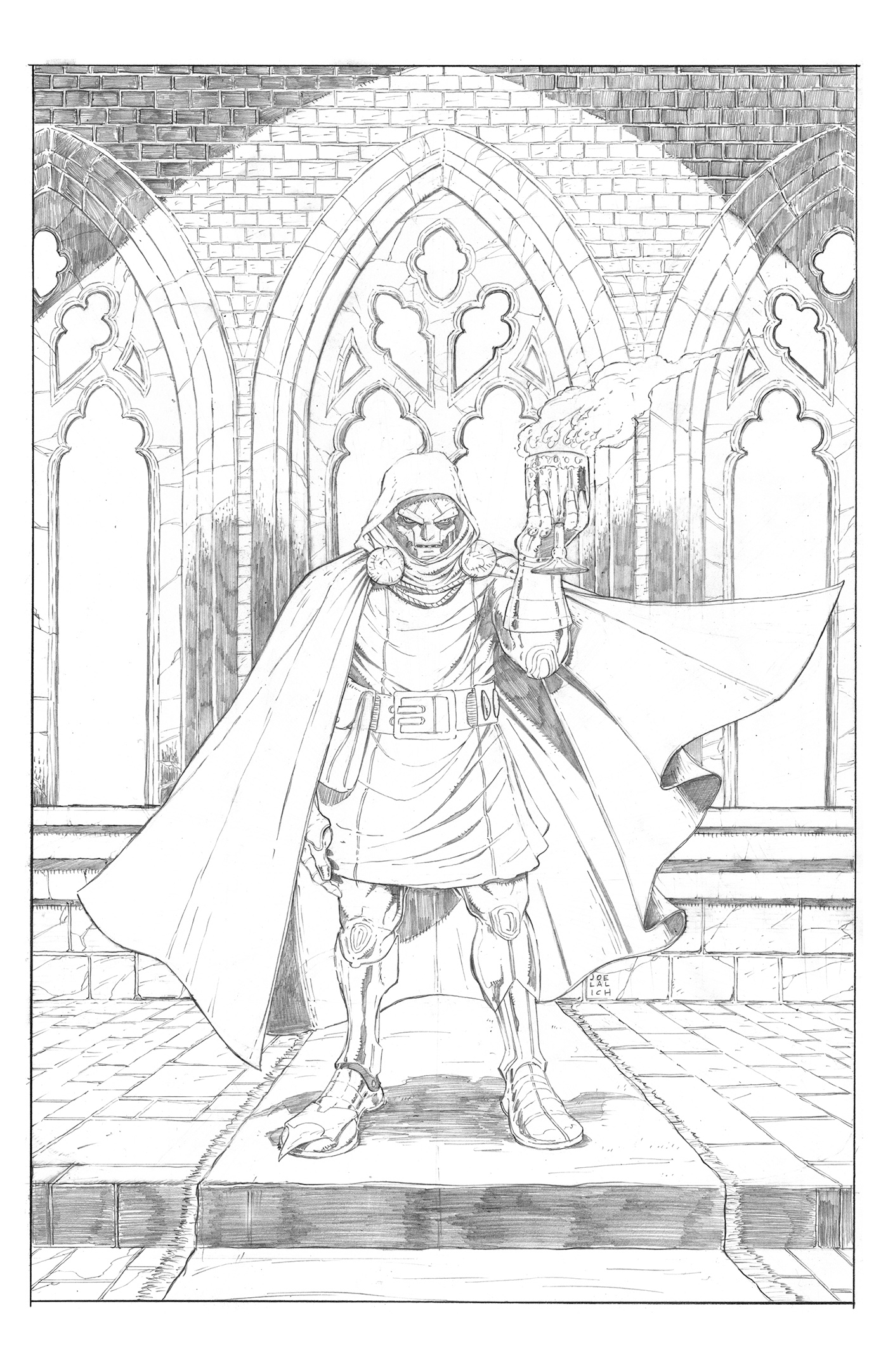doctor doom coloring pages