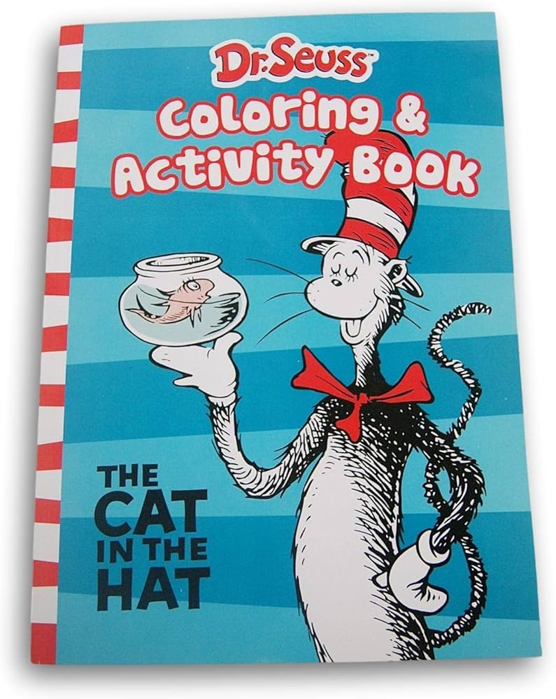 Dr Seuss Cat In The Hat Coloring And Activity Book 80 Pages 0636601172190 Amazon Books