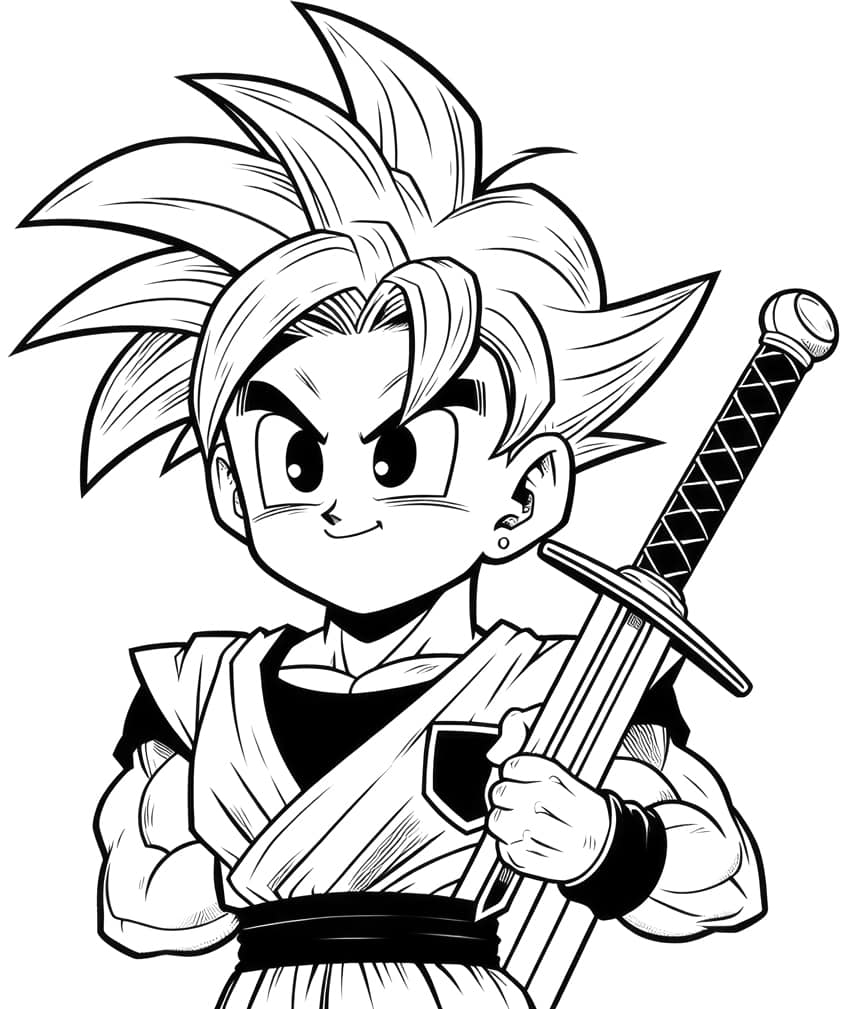 son goku coloring pages