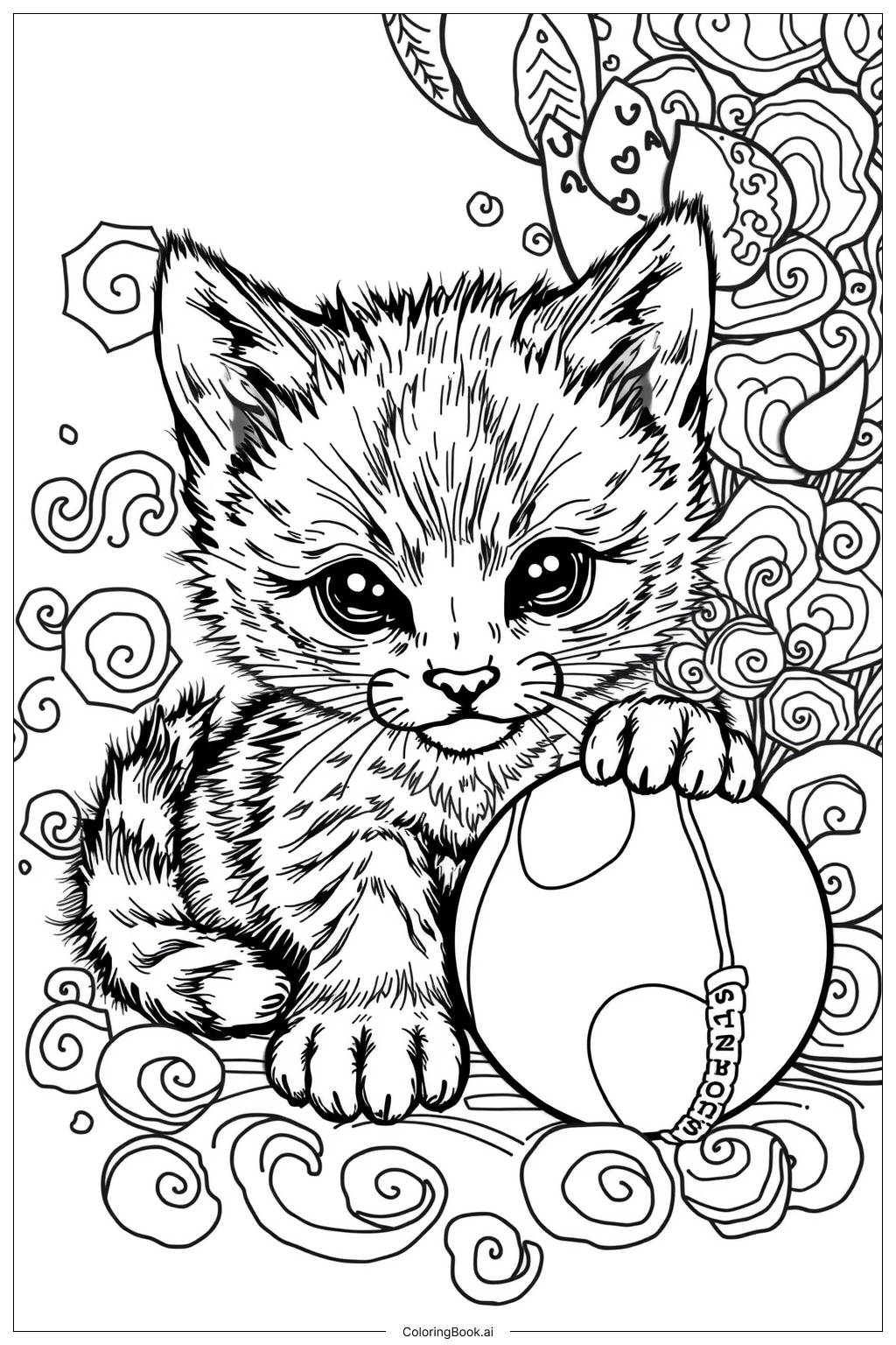 free coloring pictures of kittens