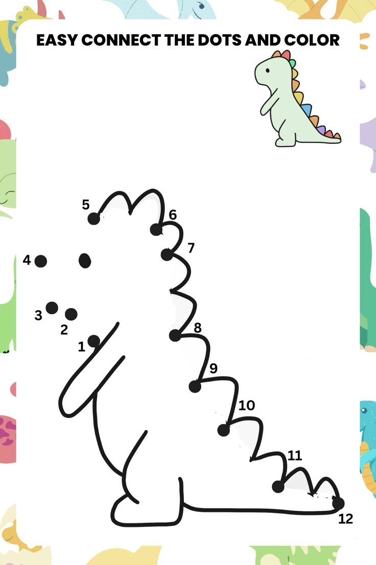 Easy Dot To Dot Worksheets