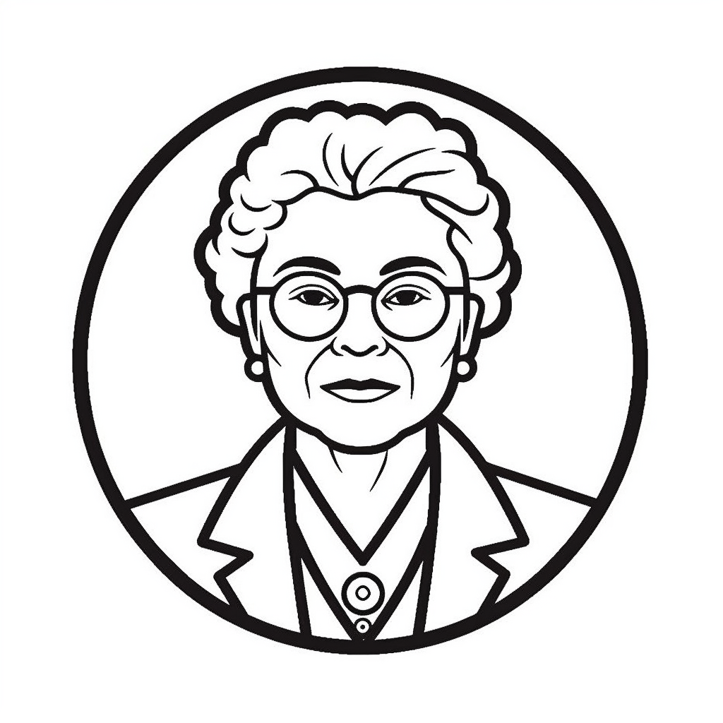 Easy Rosa Parks Coloring For Kids Coloring Page Easy Rosa Parks Coloring For Kids Coloring Page