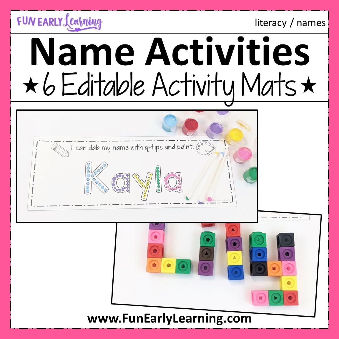 Editable Name Activities Preschool And Kindergarten Fun Early Learning Editable Name Activities Preschool And Kindergarten Fun Early Learning