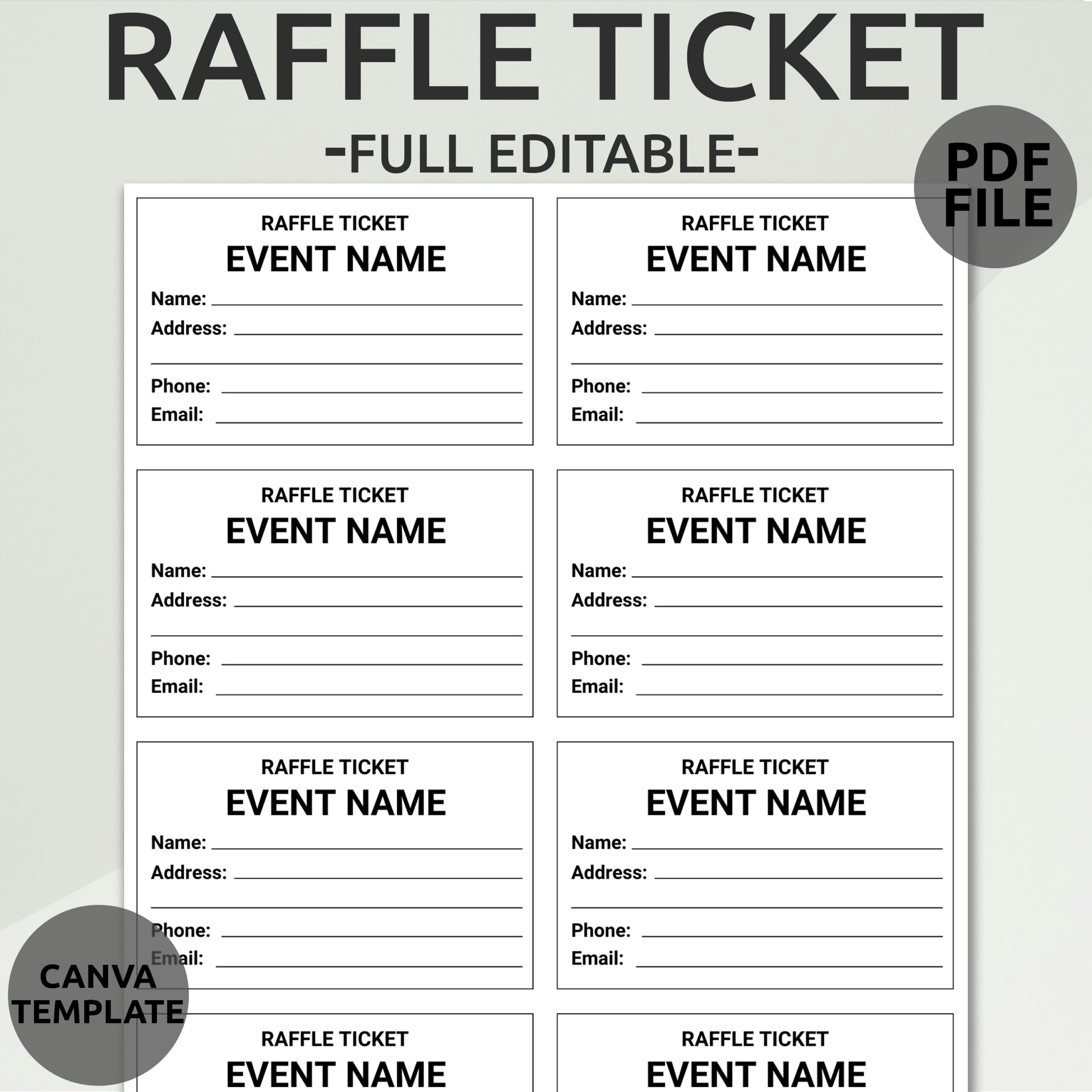 printable raffle tickets pdf printable raffle tickets pdf
