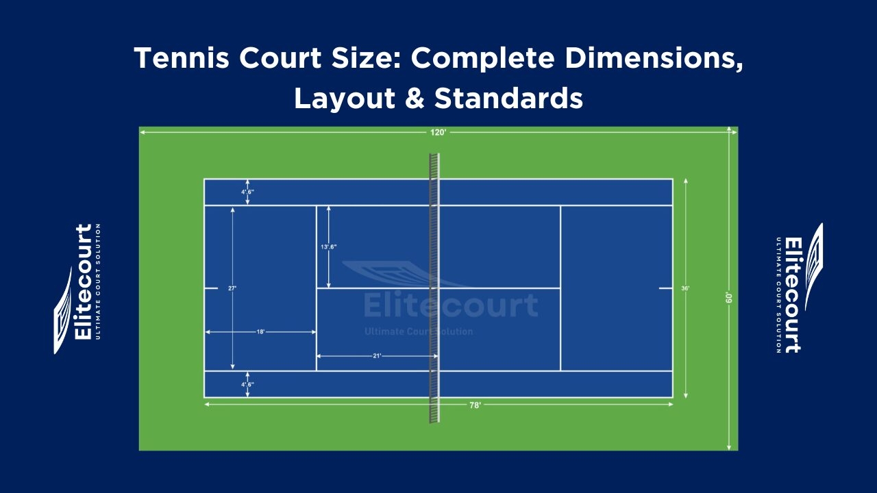 layout of a tennis court layout of a tennis court