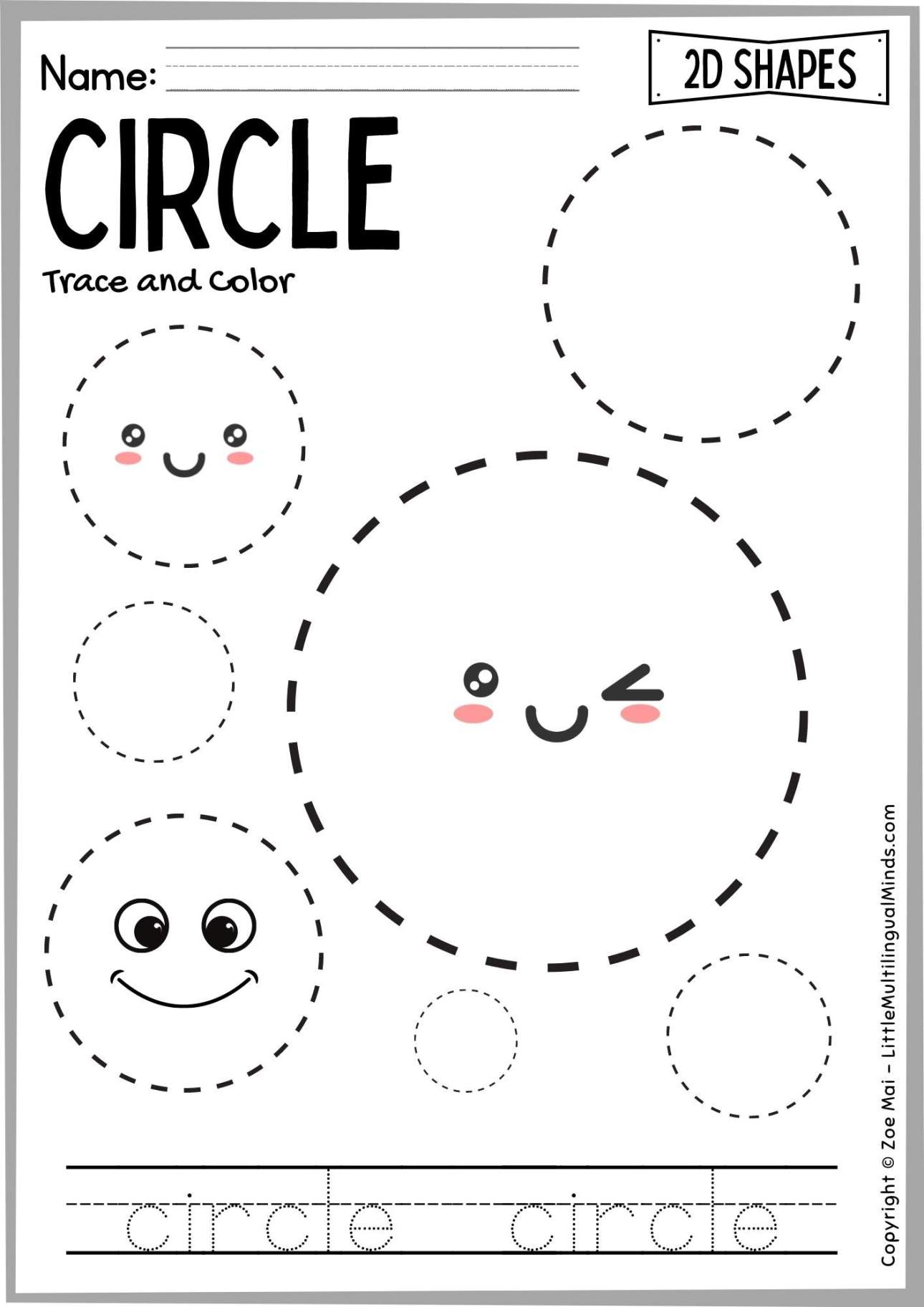 Engaging Circle Worksheets For Fun And Effective Learning Worksheets Library