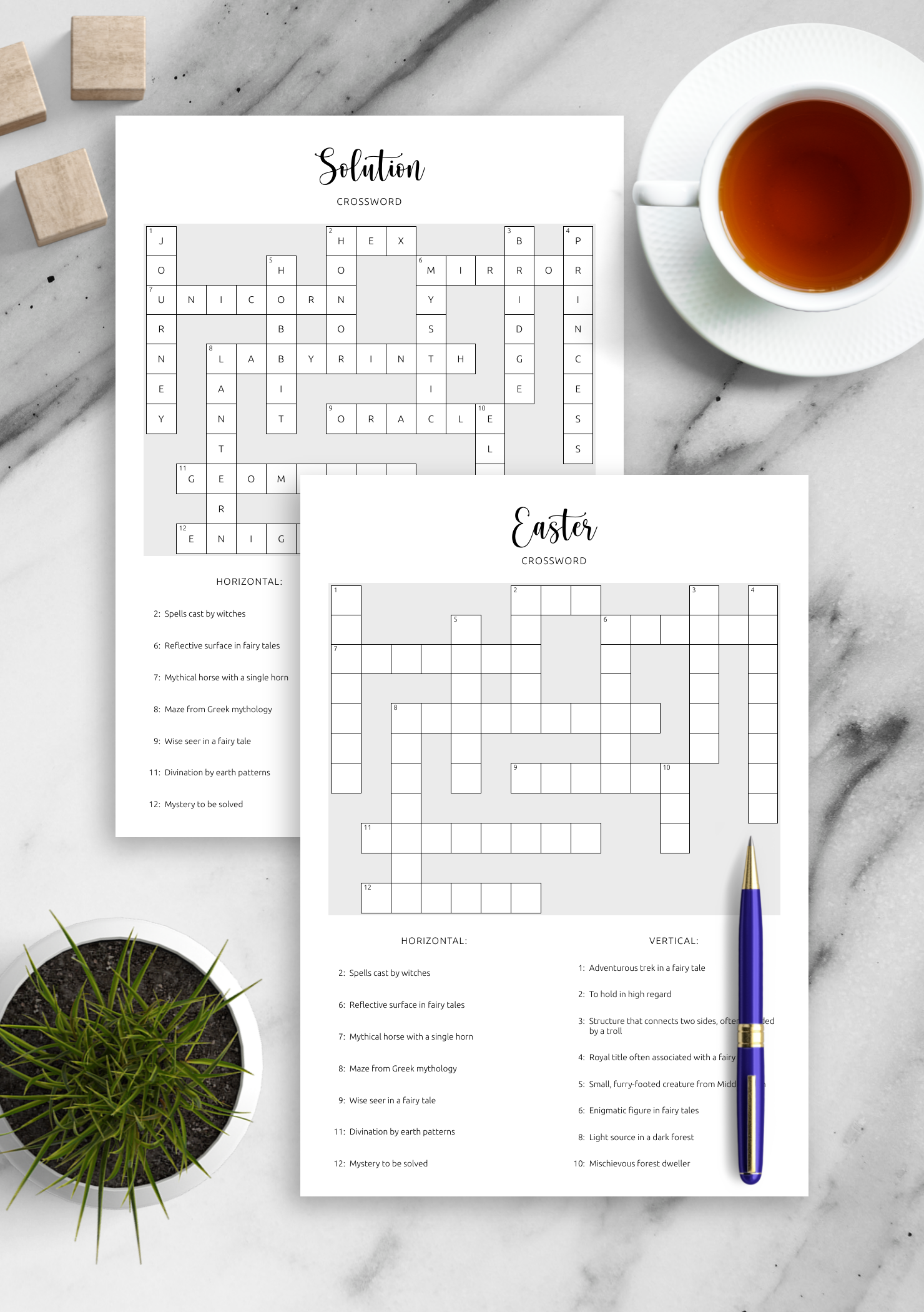 Enjoy Free And Easy Crossword Puzzle Maker