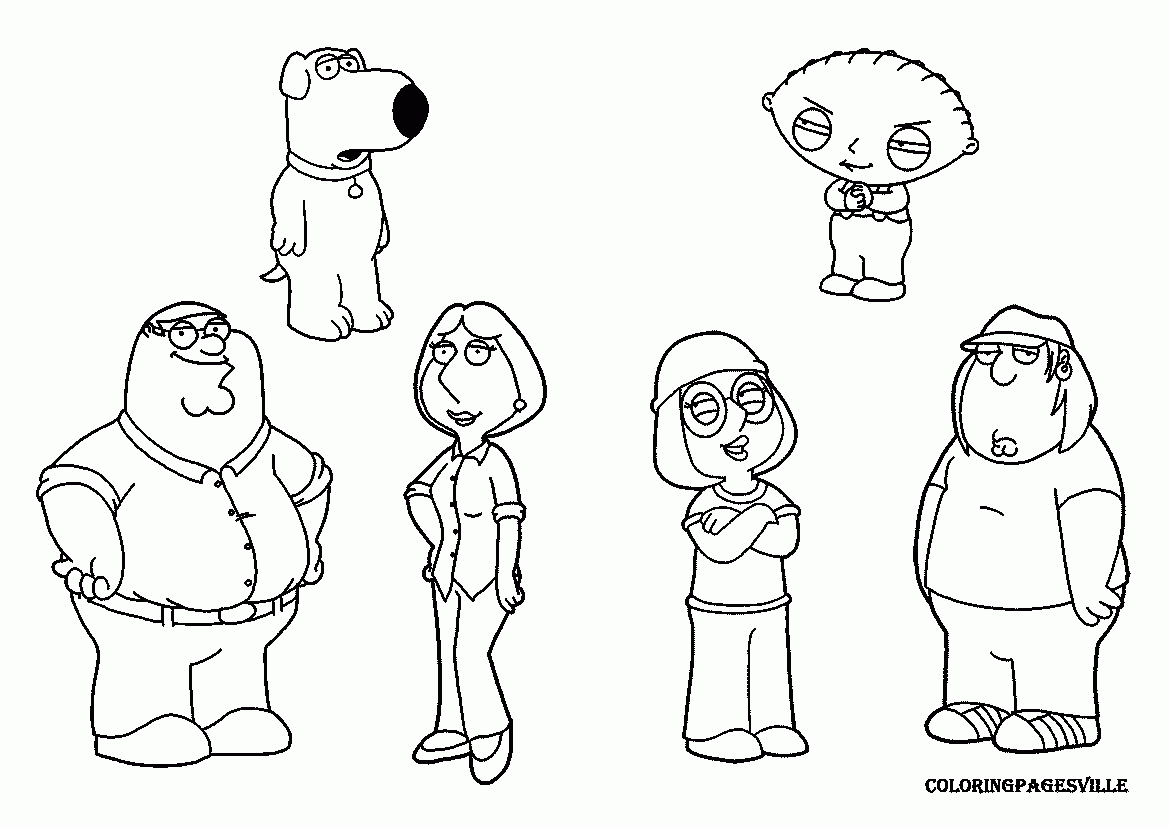 Family Guy Coloring Pages
