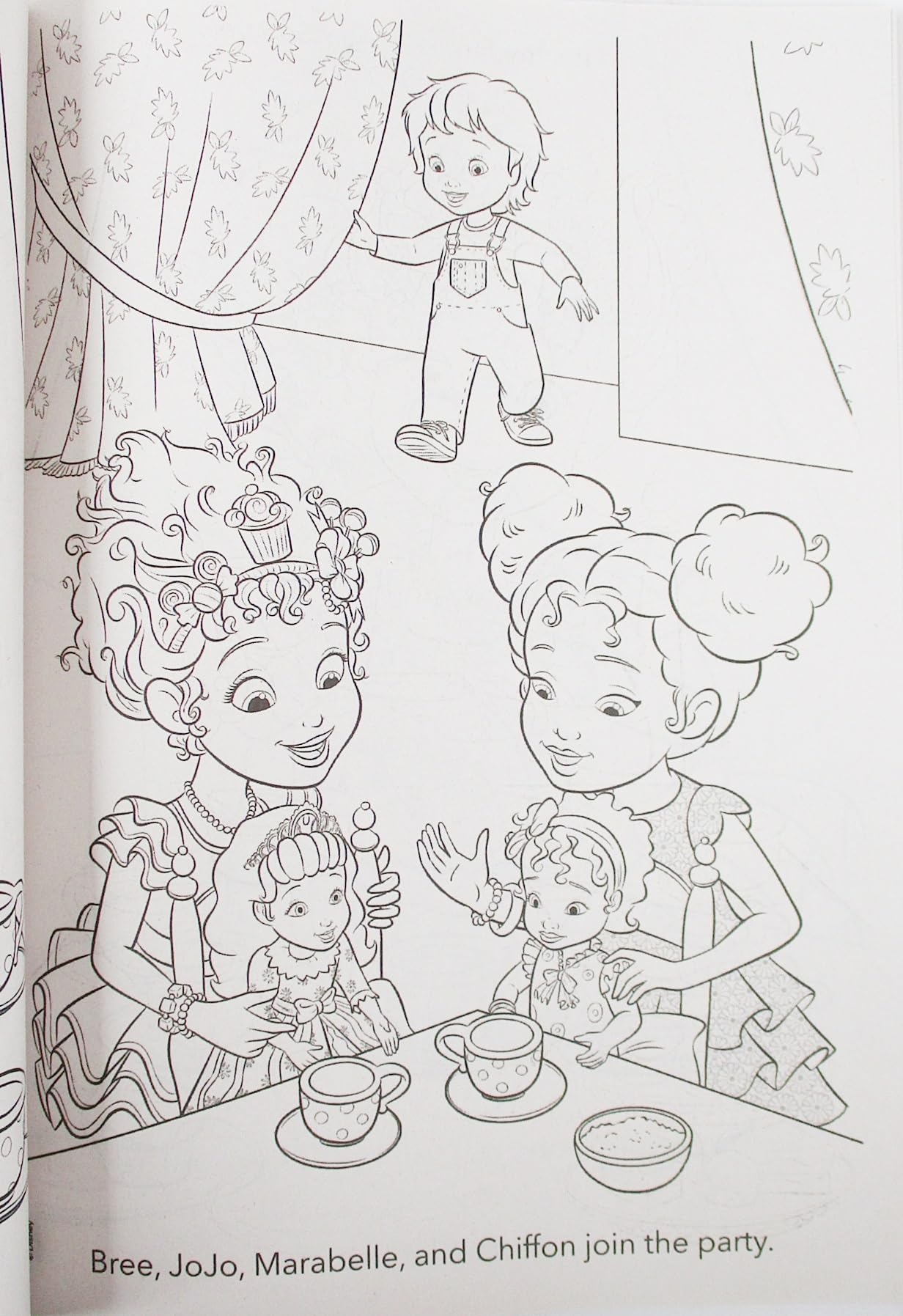 fancy nancy pictures to color