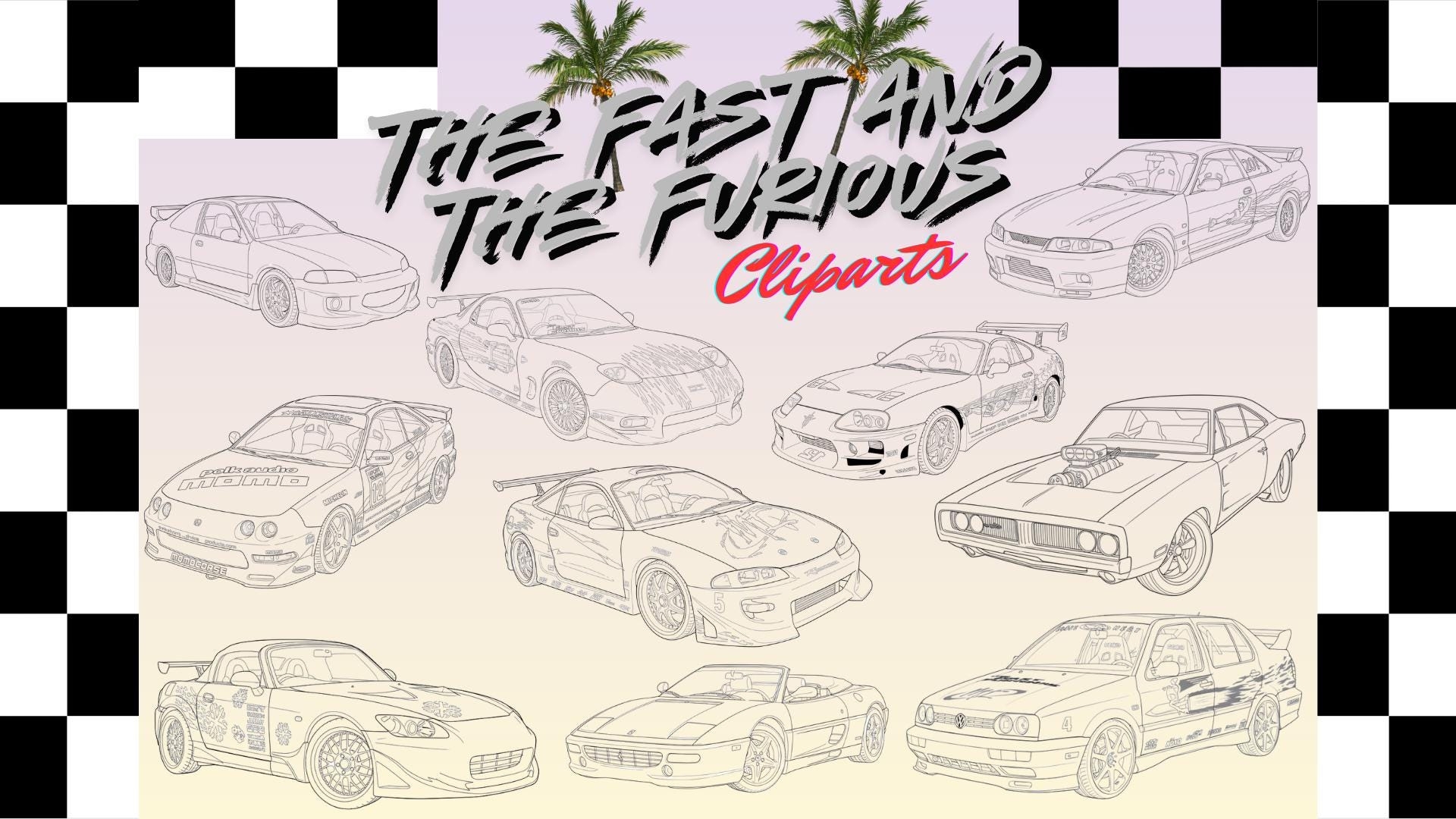 fast and furious coloring sheets