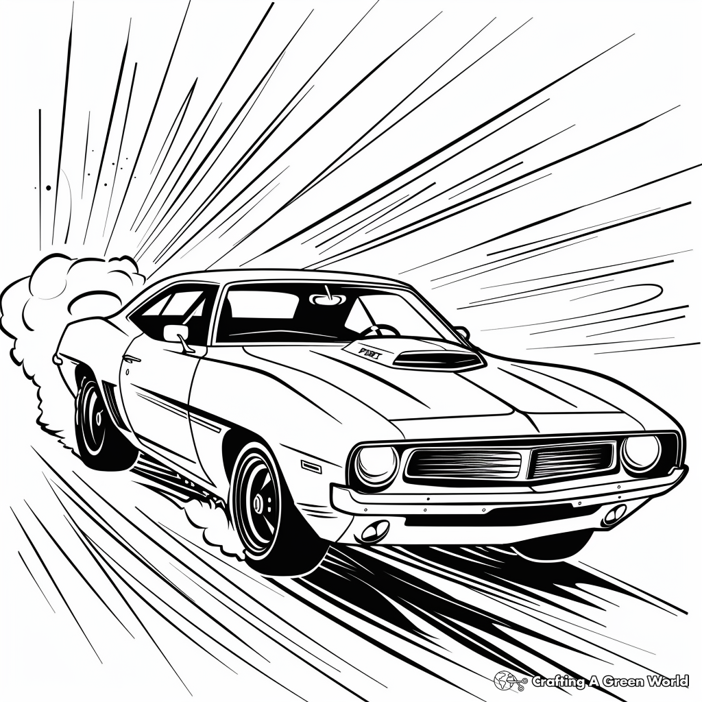 Fast And Furious Coloring Pages Free Printable 