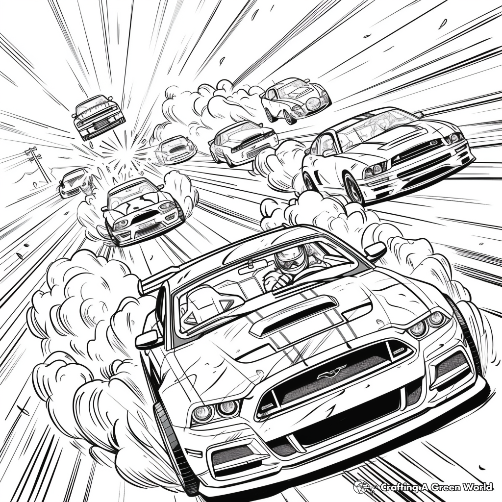 Fast And Furious Coloring Pages Free Printable