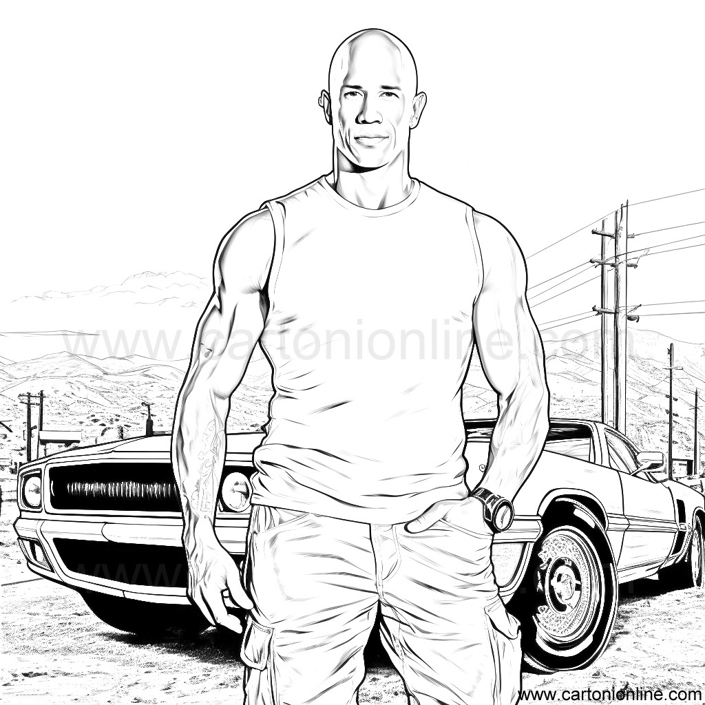Fast And Furious Coloring Pages