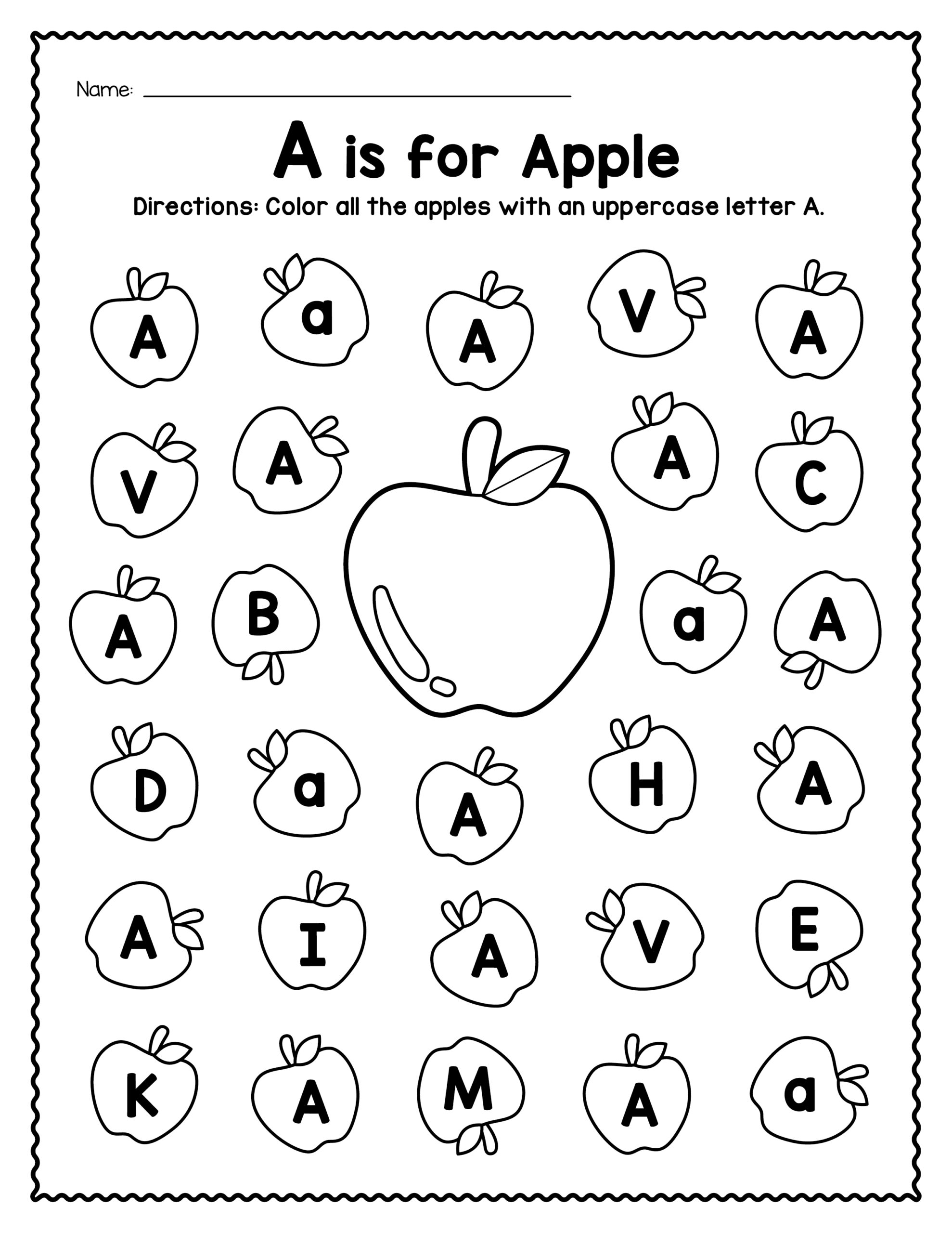 Find Alphabet Recognition Worksheets Made By Teachers