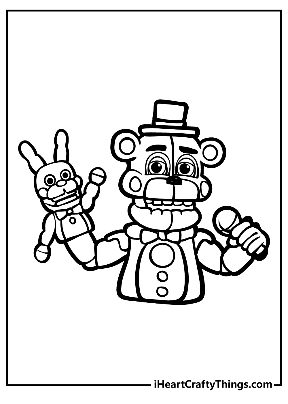 Five Nights At Freddy s Coloring Pages Free Printables 