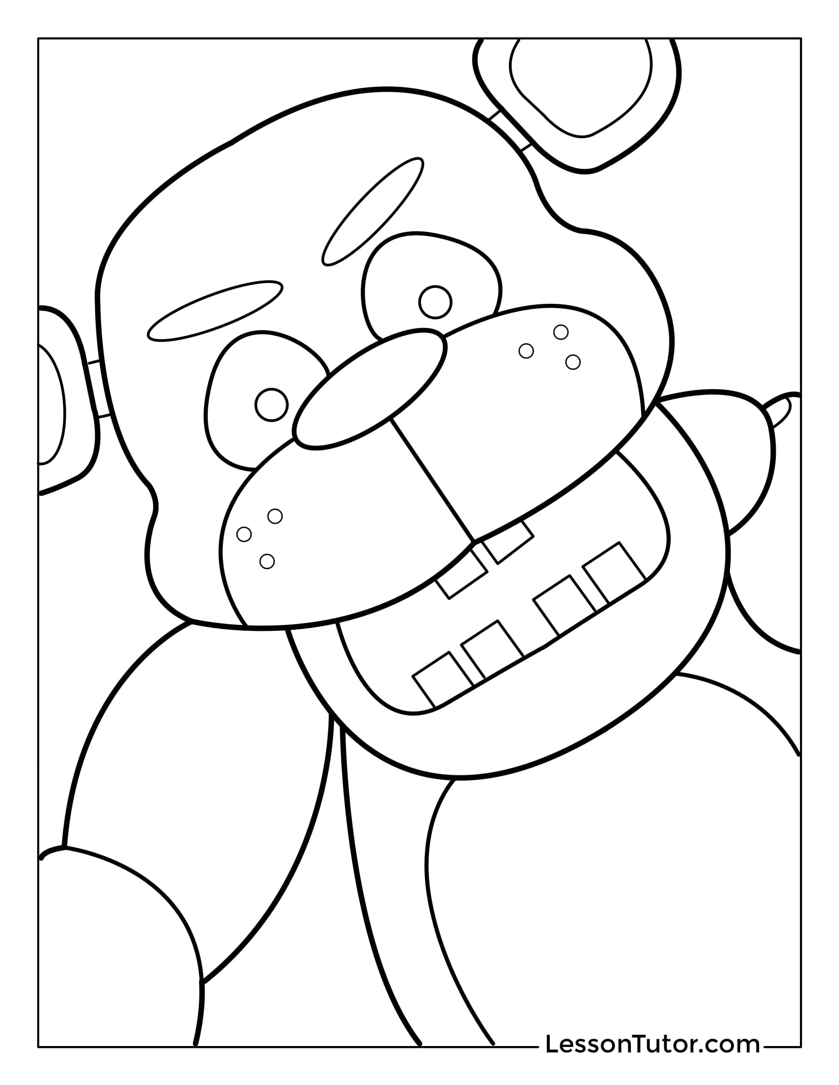 Five Nights At Freddy s Coloring Pages Lesson Tutor Five Nights At Freddy s Coloring Pages Lesson Tutor
