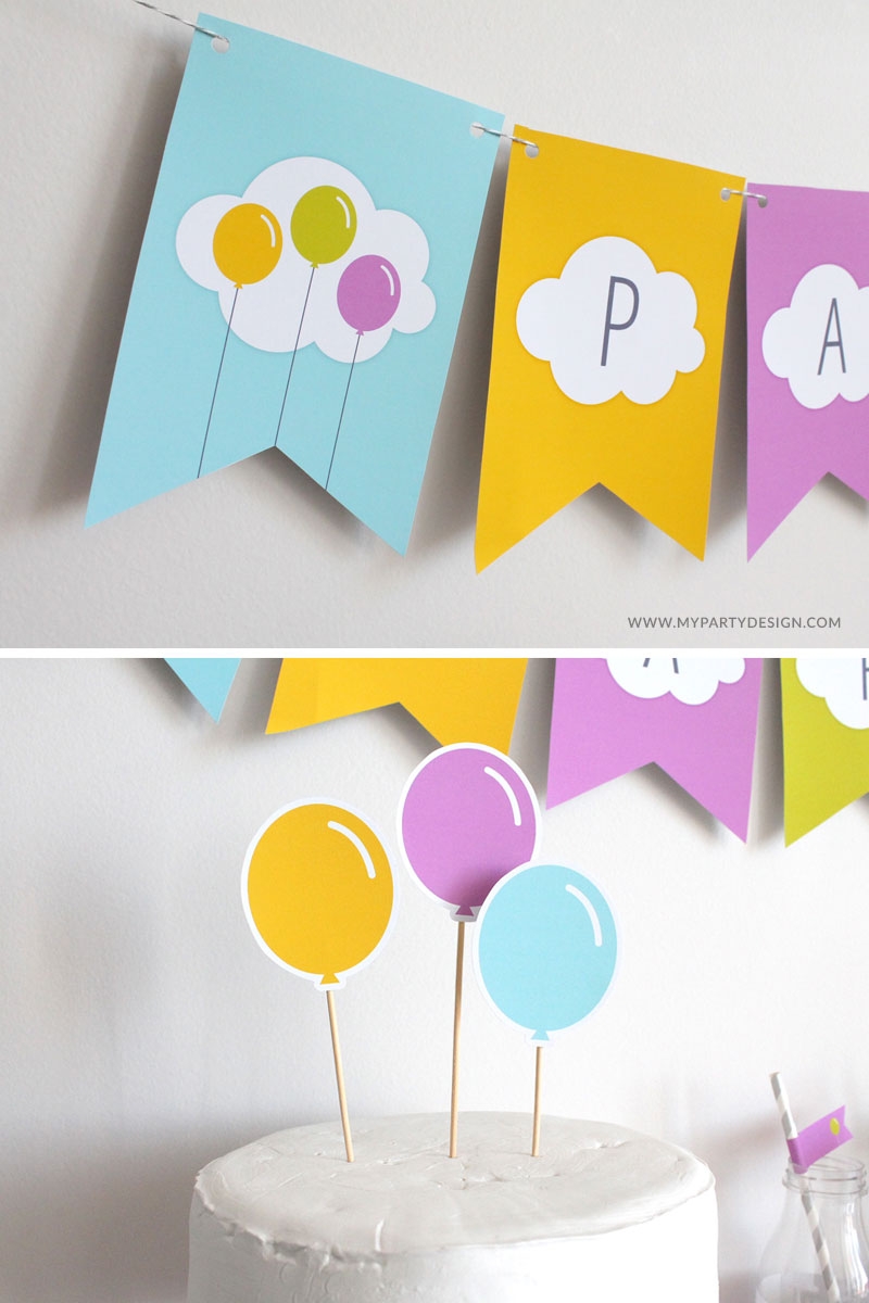 FREE Birthday Printables Balloon Party Pack My Party Design FREE Birthday Printables Balloon Party Pack My Party Design