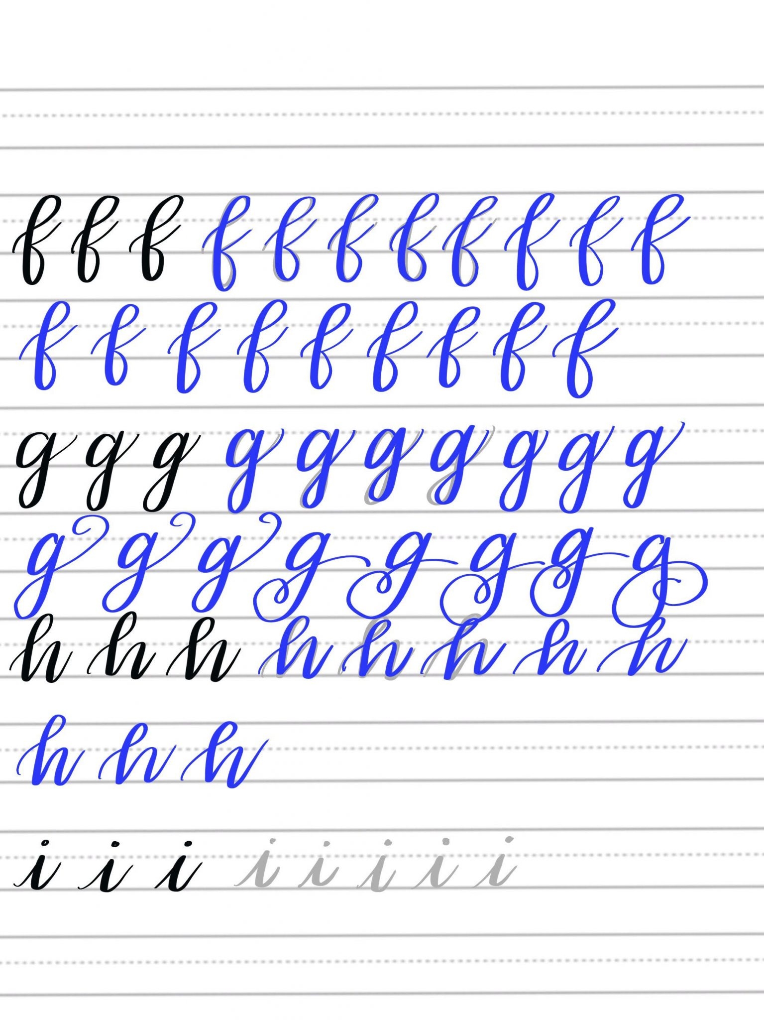 Free Brush Lettering Practice Sheets Lowercase Alphabet Free Brush Lettering Practice Sheets Lowercase Alphabet