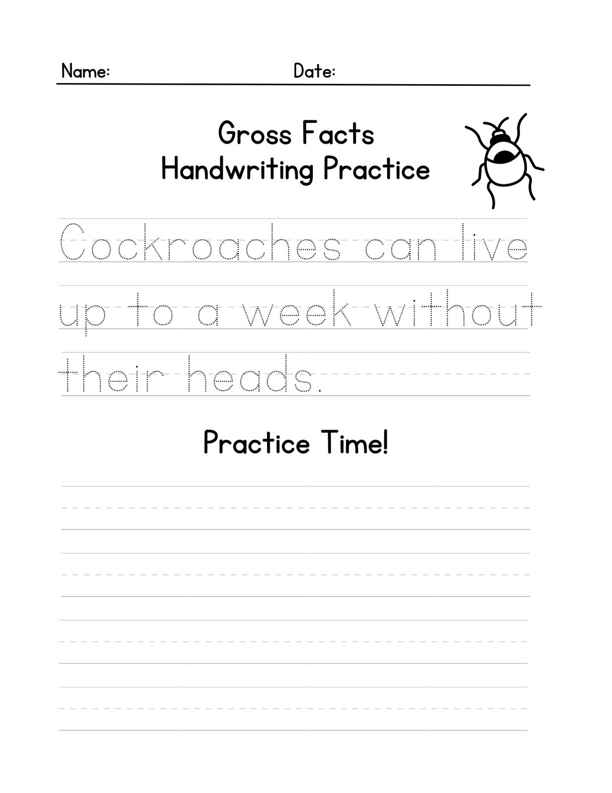 Free Custom Printable Handwriting Worksheet Templates Canva