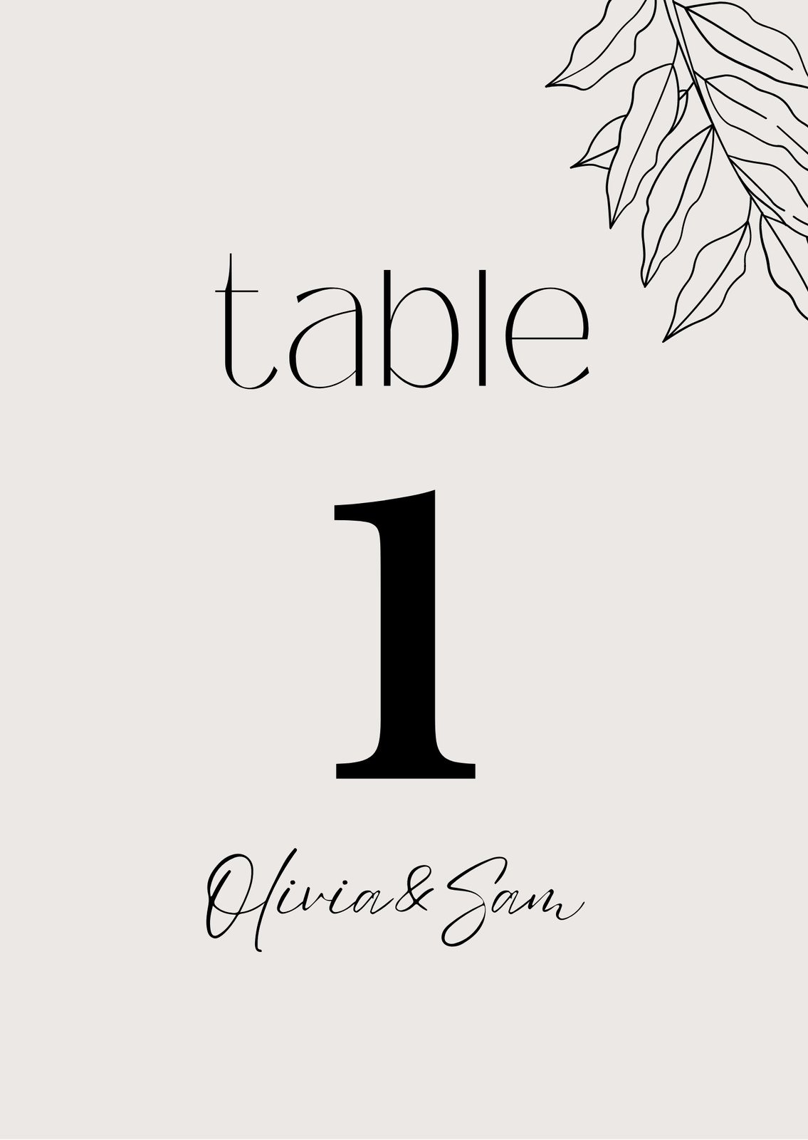 Free Customizable Table Number Card Templates Canva