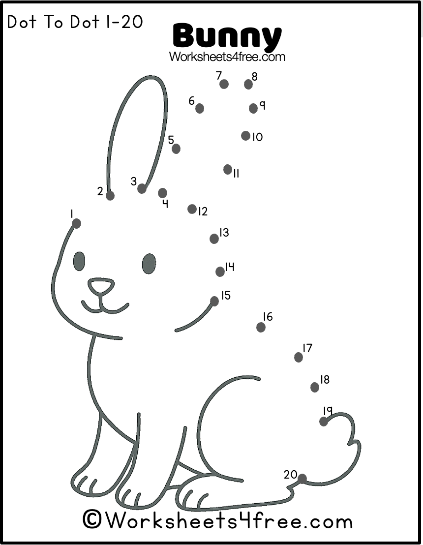 connect the dots numbers worksheets