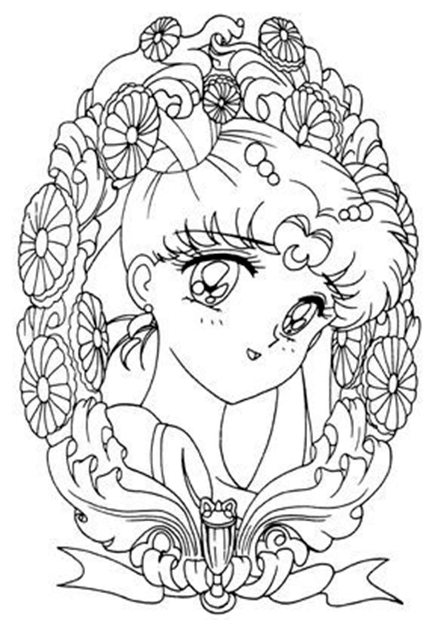 Free Easy To Print Sailor Moon Coloring Pages Tulamama