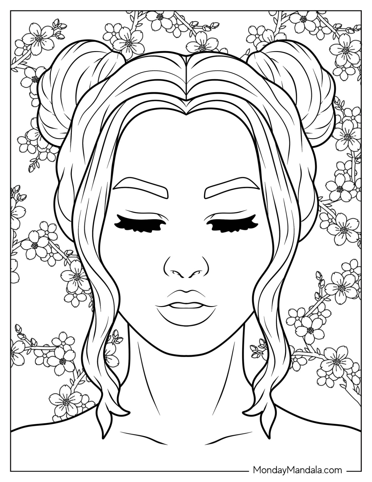 Free Faces Coloring Pages Download Free Faces Coloring Pages Png Images Free ClipArts On Clipart Library