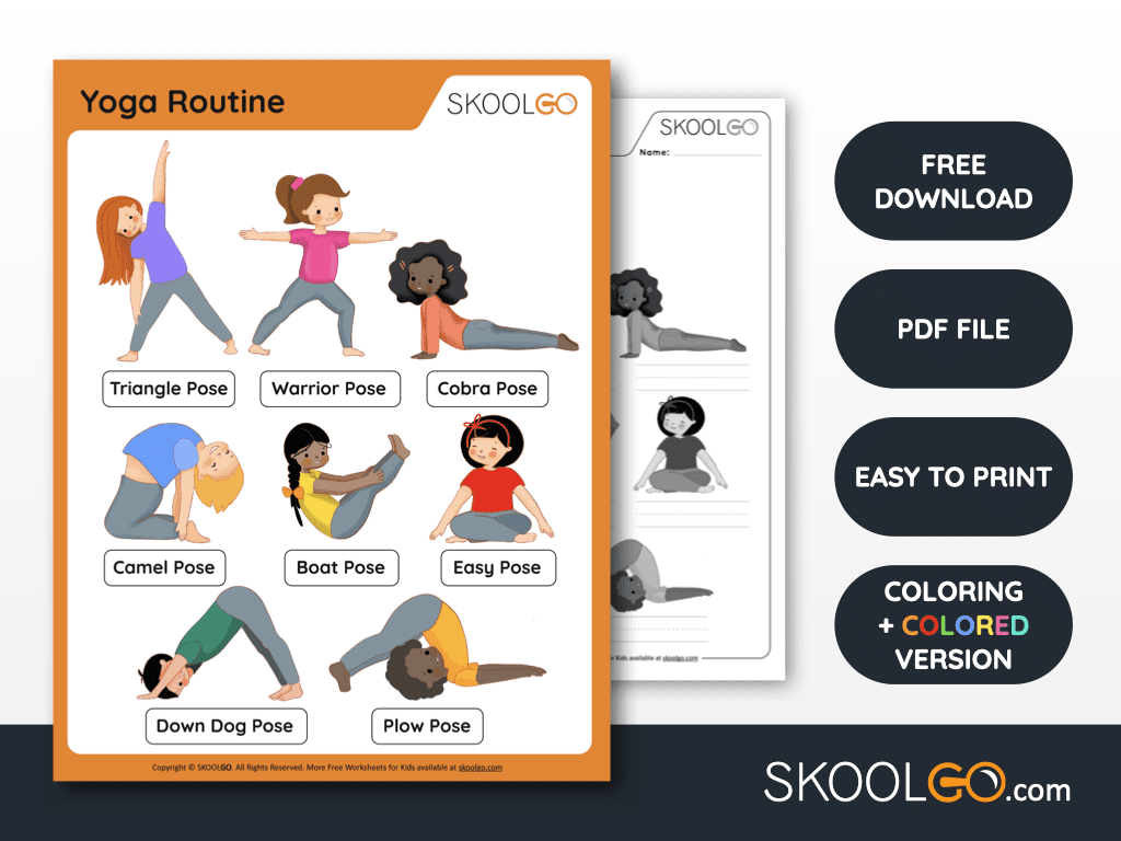 Free Fitness Printable Worksheets SKOOLGO
