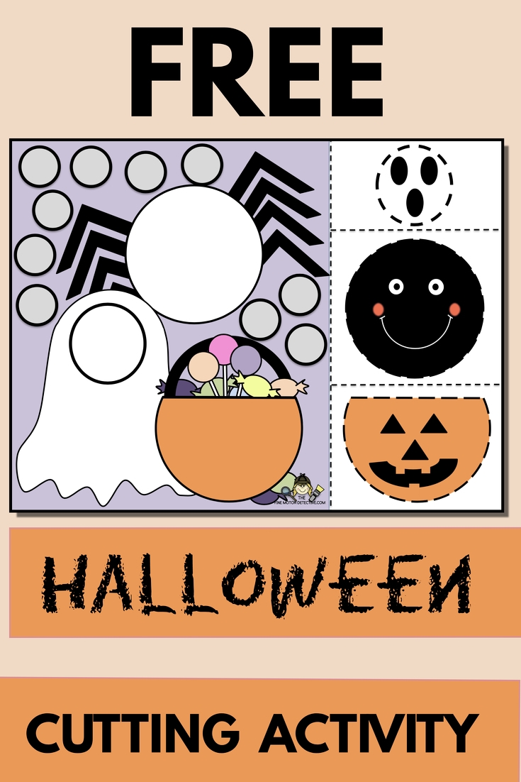 FREE Halloween Cut And Paste Printable The Fine Motor Detective