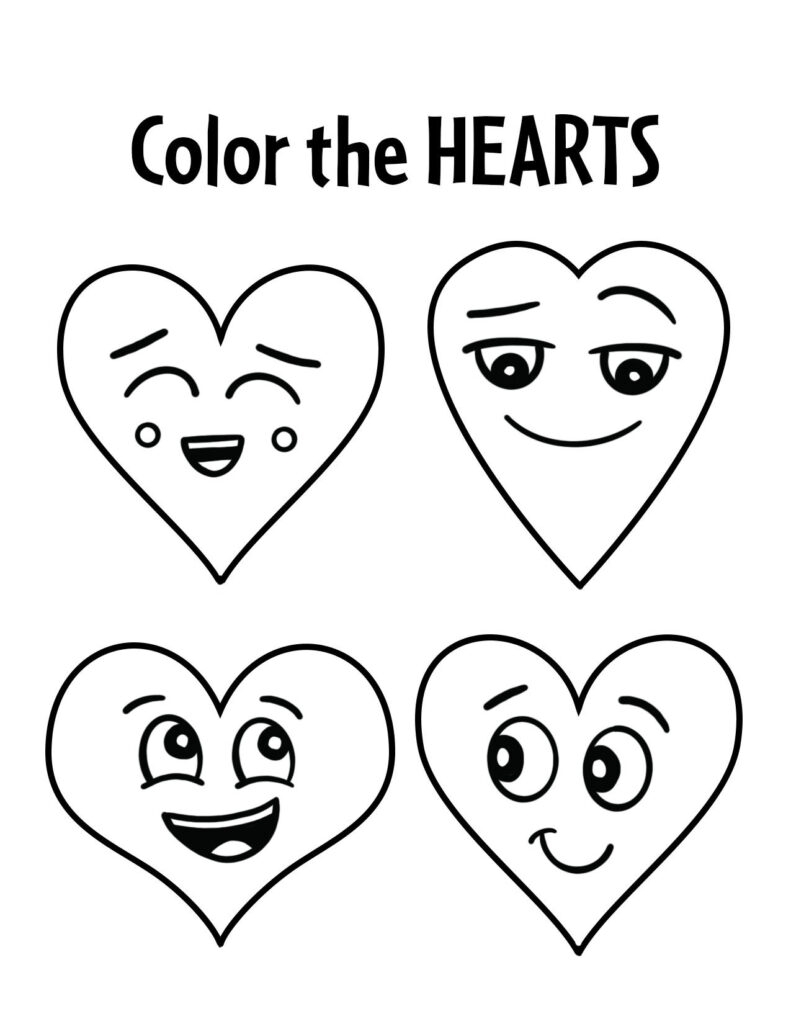Free Heart Worksheets For Preschool The Hollydog Blog