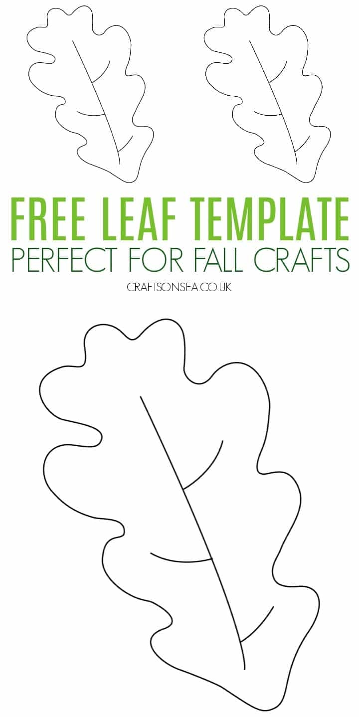 Free Leaf Template Printable PDF Crafts On Sea
