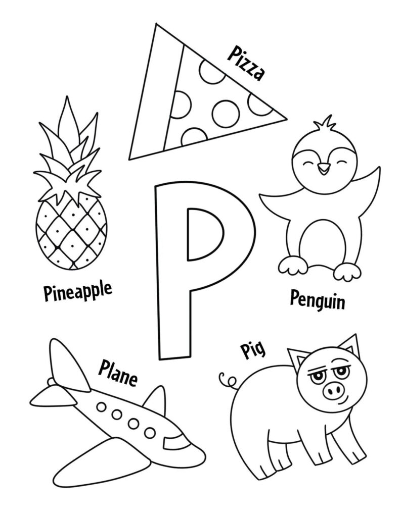 FREE Letter P Worksheets For Preschool The Hollydog Blog