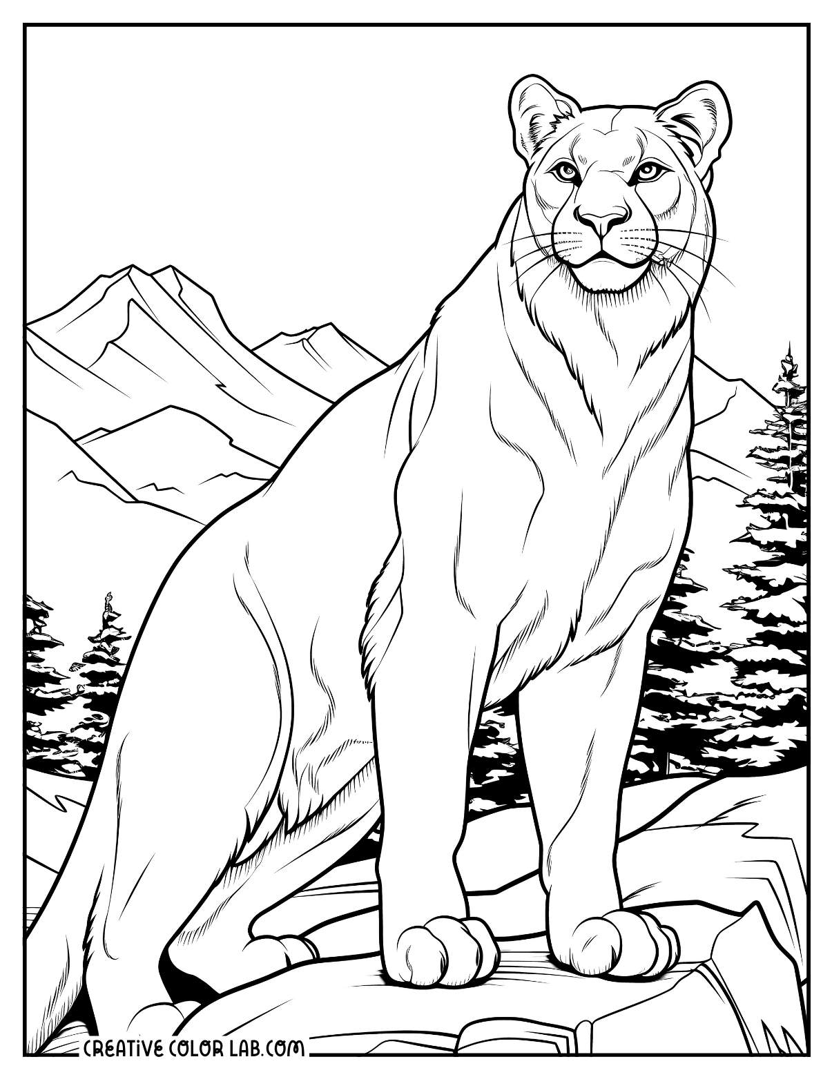 Free Lion Coloring Pages Printable PDFs