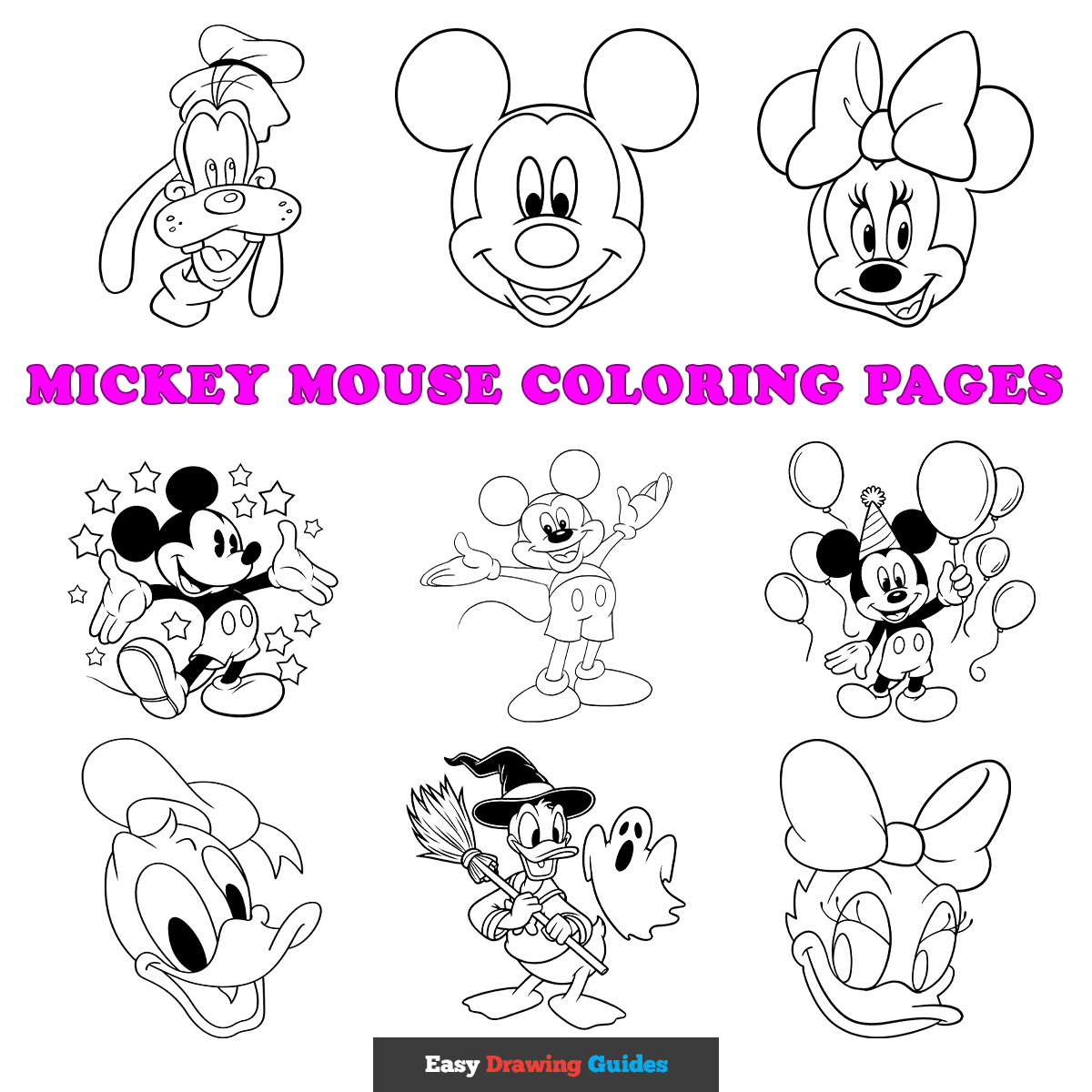 Free Mickey Mouse Coloring Pages For Kids 12 Printable Sheets Free Mickey Mouse Coloring Pages For Kids 12 Printable Sheets