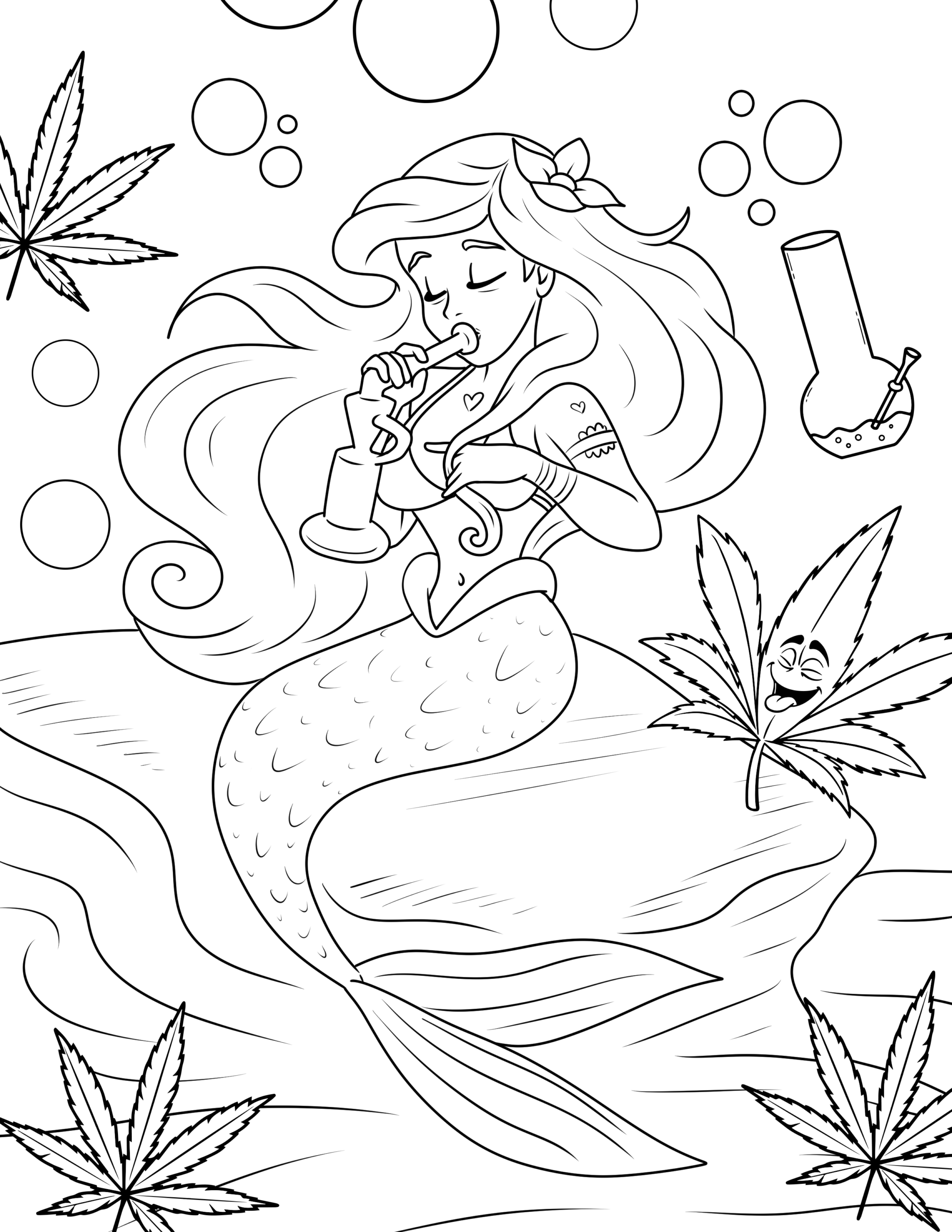 Free Princess Stoner Coloring Pages