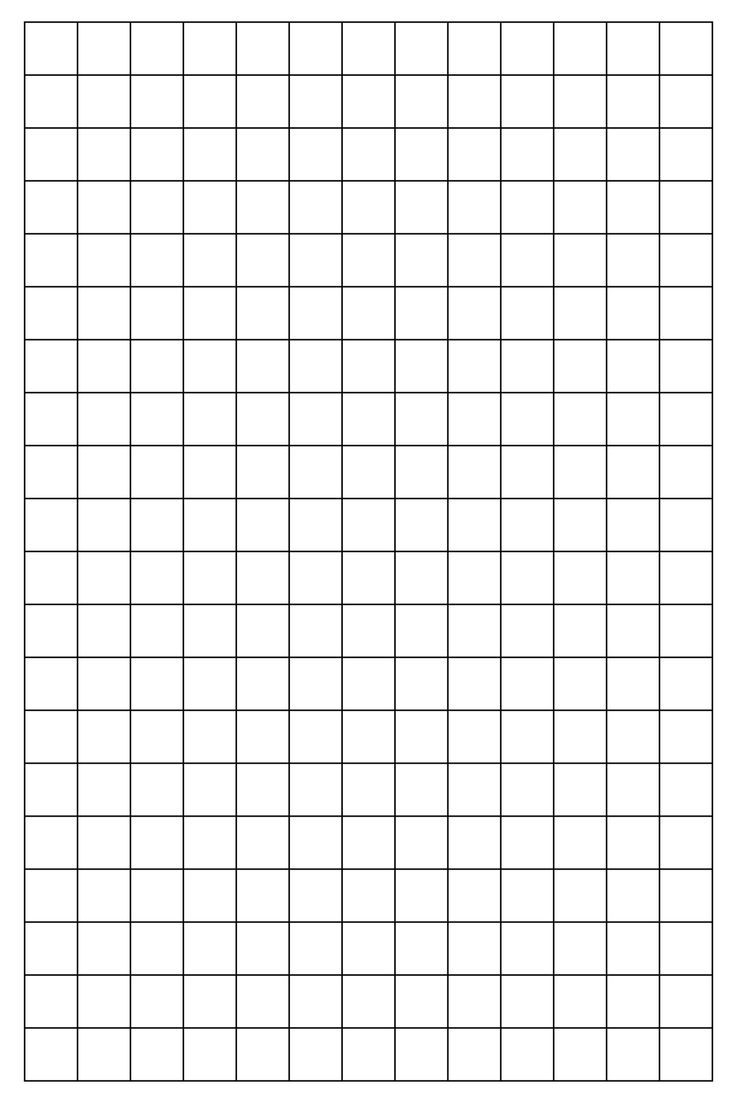 Free Printable 1 Inch Grid Paper PDF Free Printable 1 Inch Grid Paper PDF