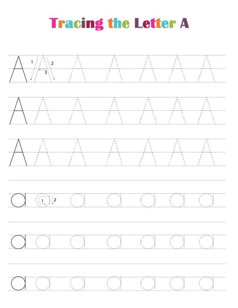 tracing worksheets pdf