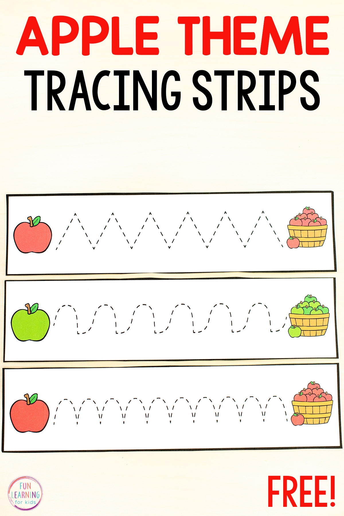 tracing straight lines preschool