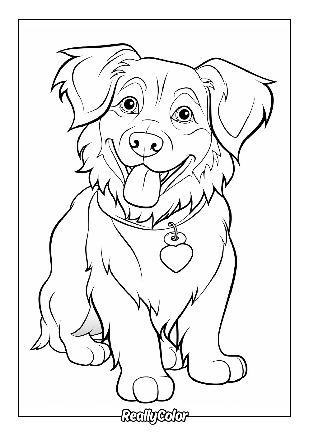 Free Printable Australian Shepherd Coloring Pages