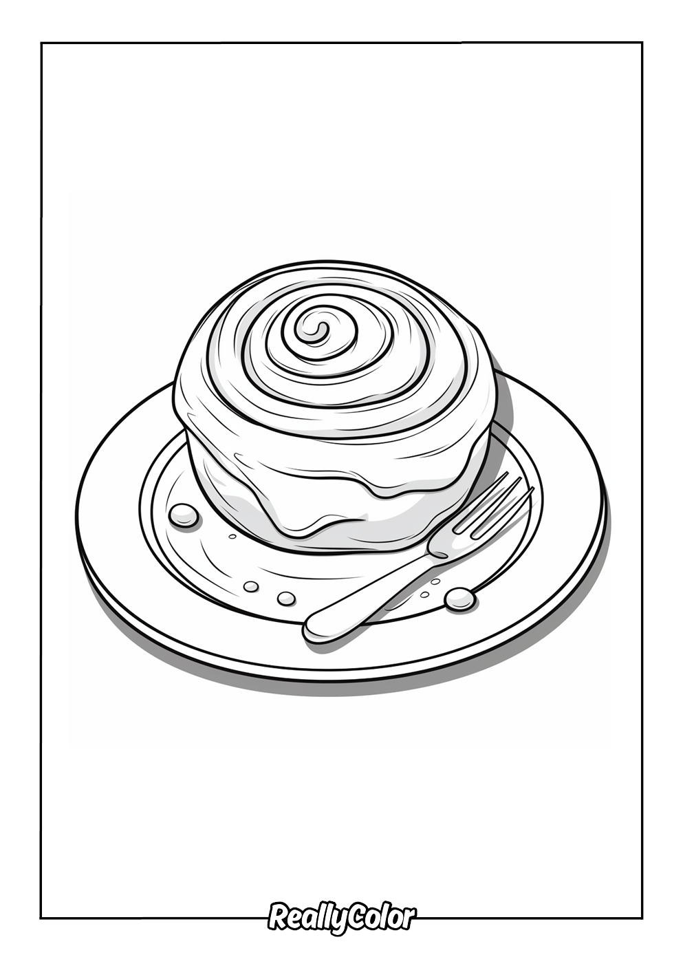 Free Printable Cinnamon Roll Coloring Pages Free Printable Cinnamon Roll Coloring Pages