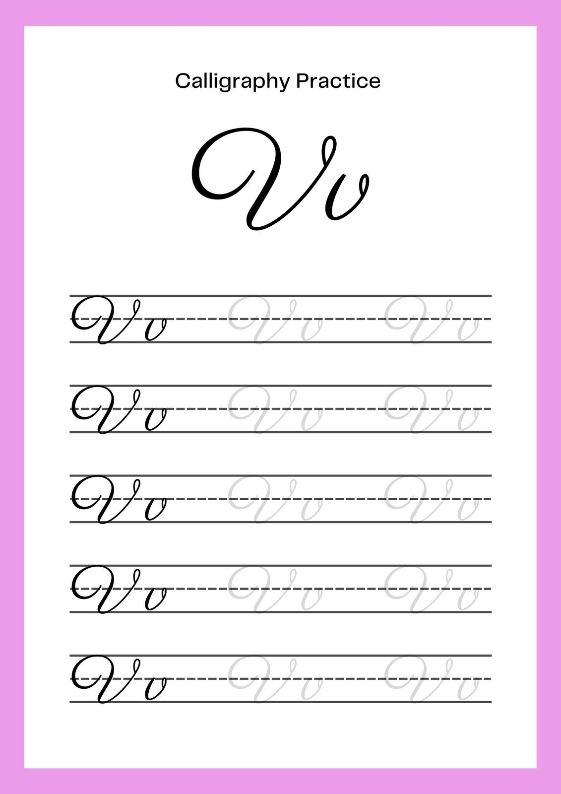 cursive handwriting sheet generator