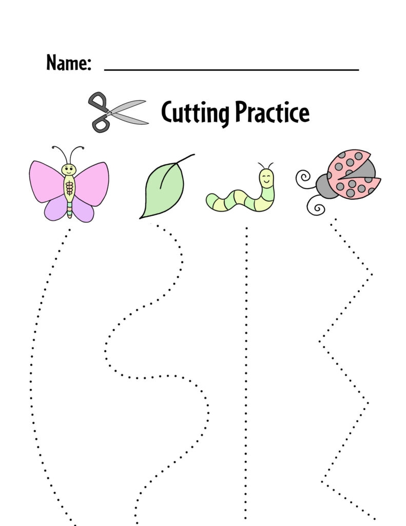 Free Printable Cutting Worksheets For Preschoolers The Hollydog Blog