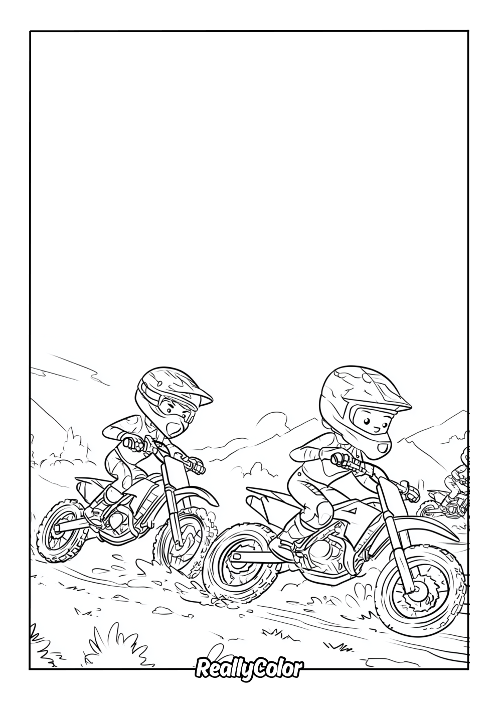 dirt bike coloring pages dirt bike coloring pages