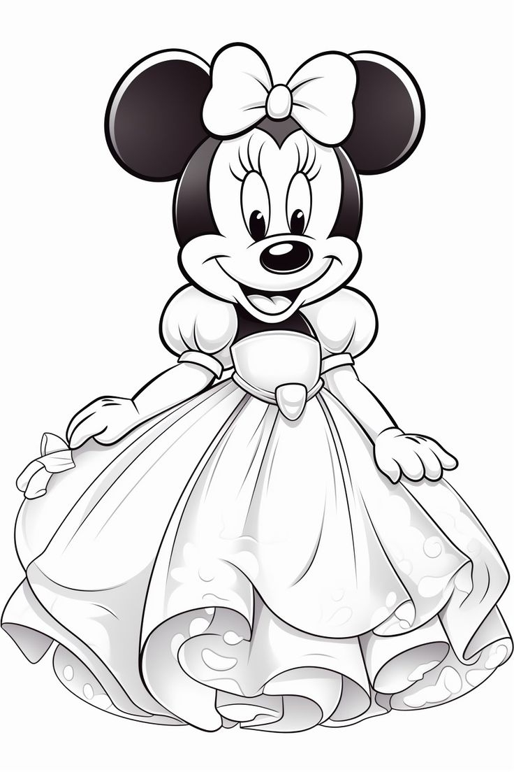 Free Printable Disney Characters Coloring Pages For Kids