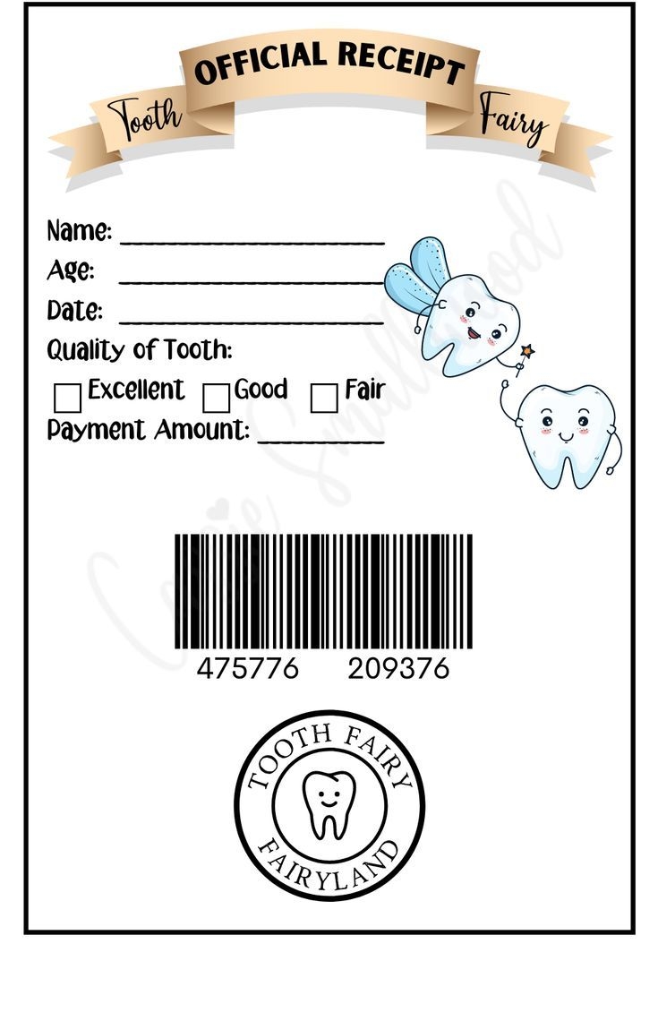 free tooth fairy printable free tooth fairy printable