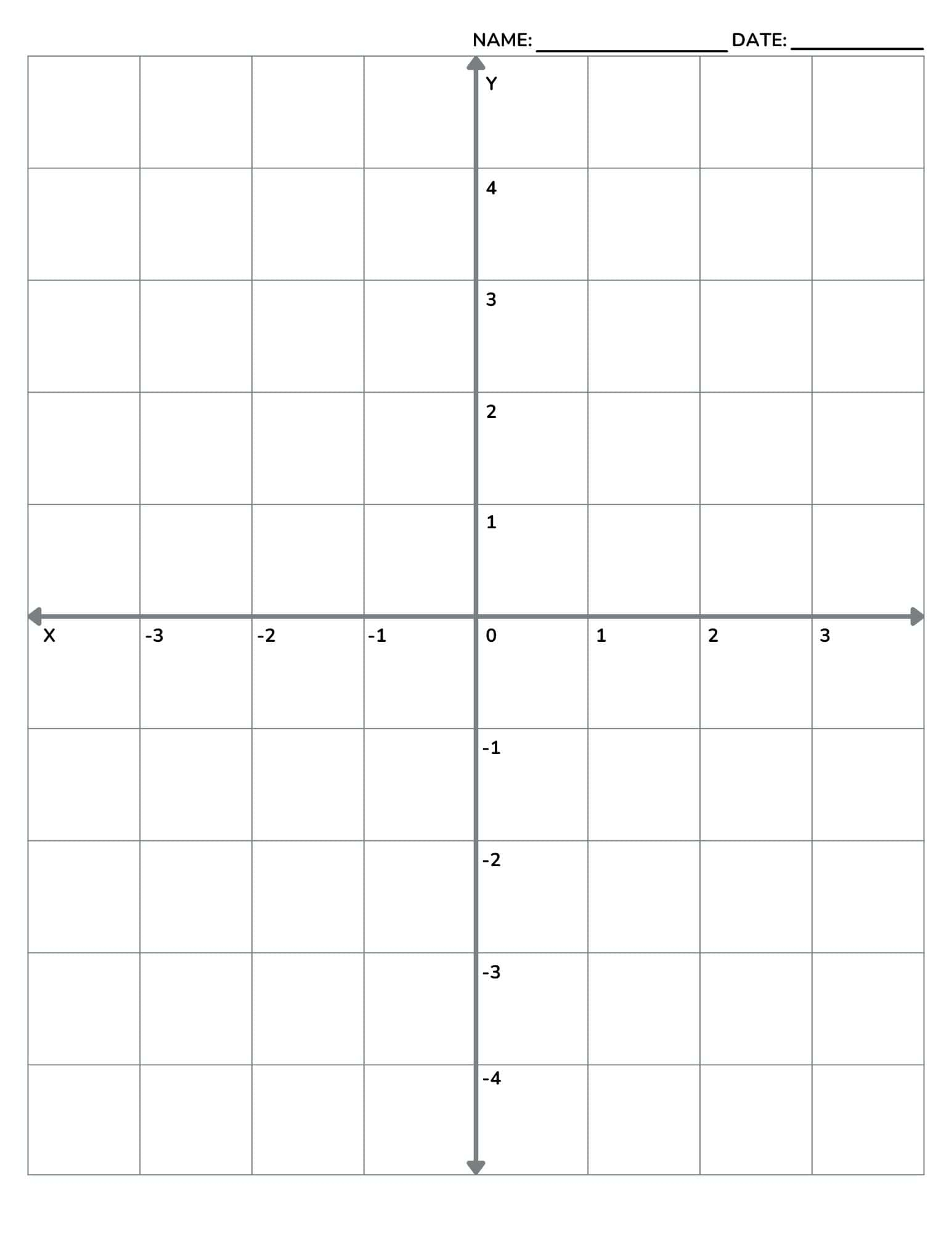 FREE Printable Graph Paper With Numbers FREE Printable Graph Paper With Numbers