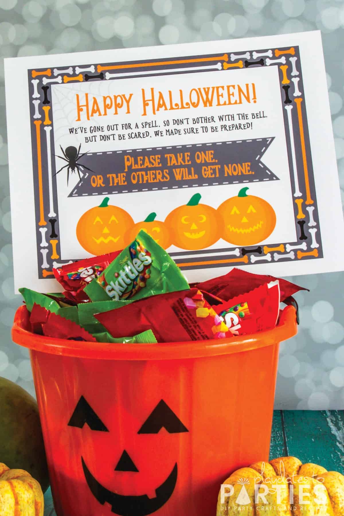 Free Printable Halloween Take One Sign and Why You Need It 