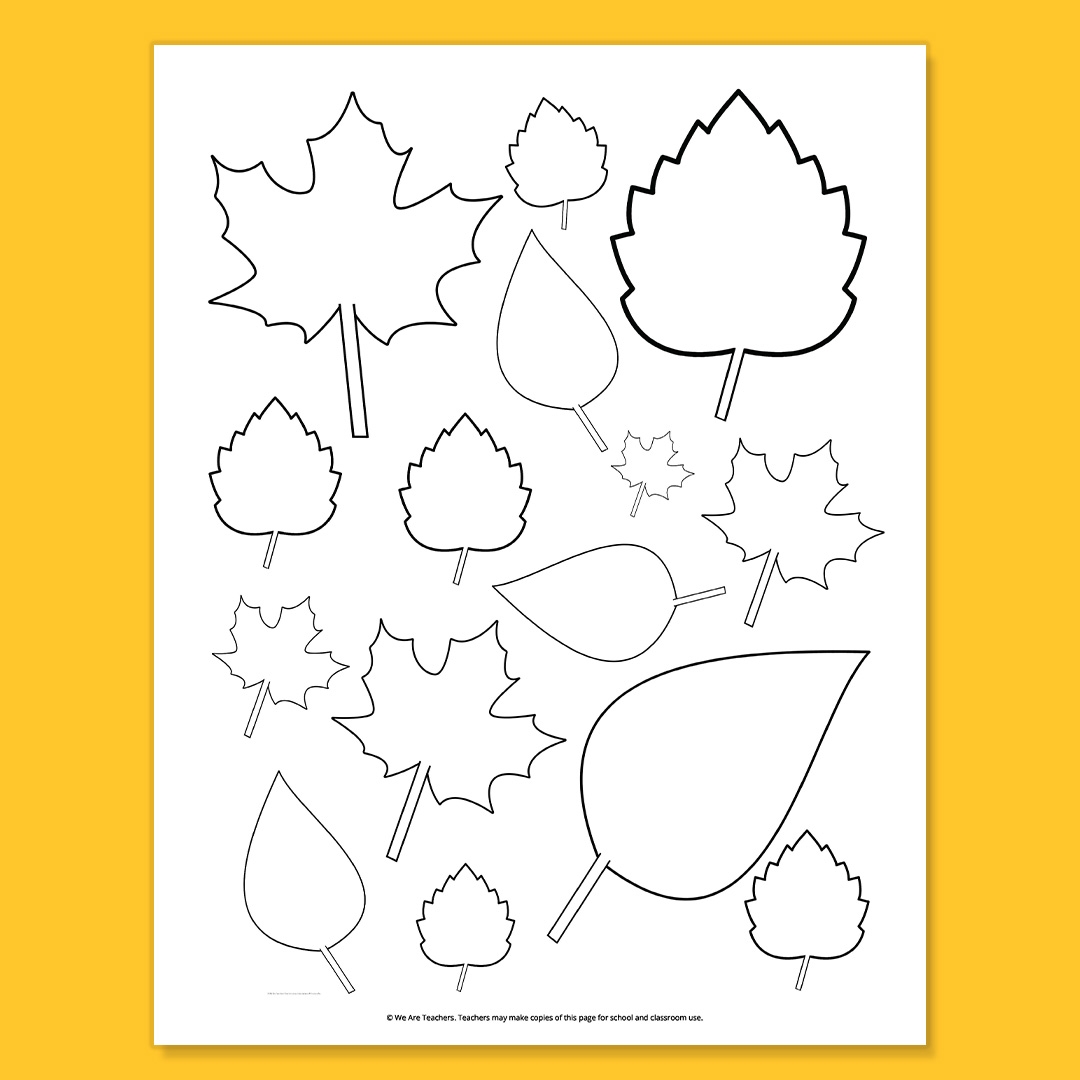 printable leaf templates free printable leaf templates free