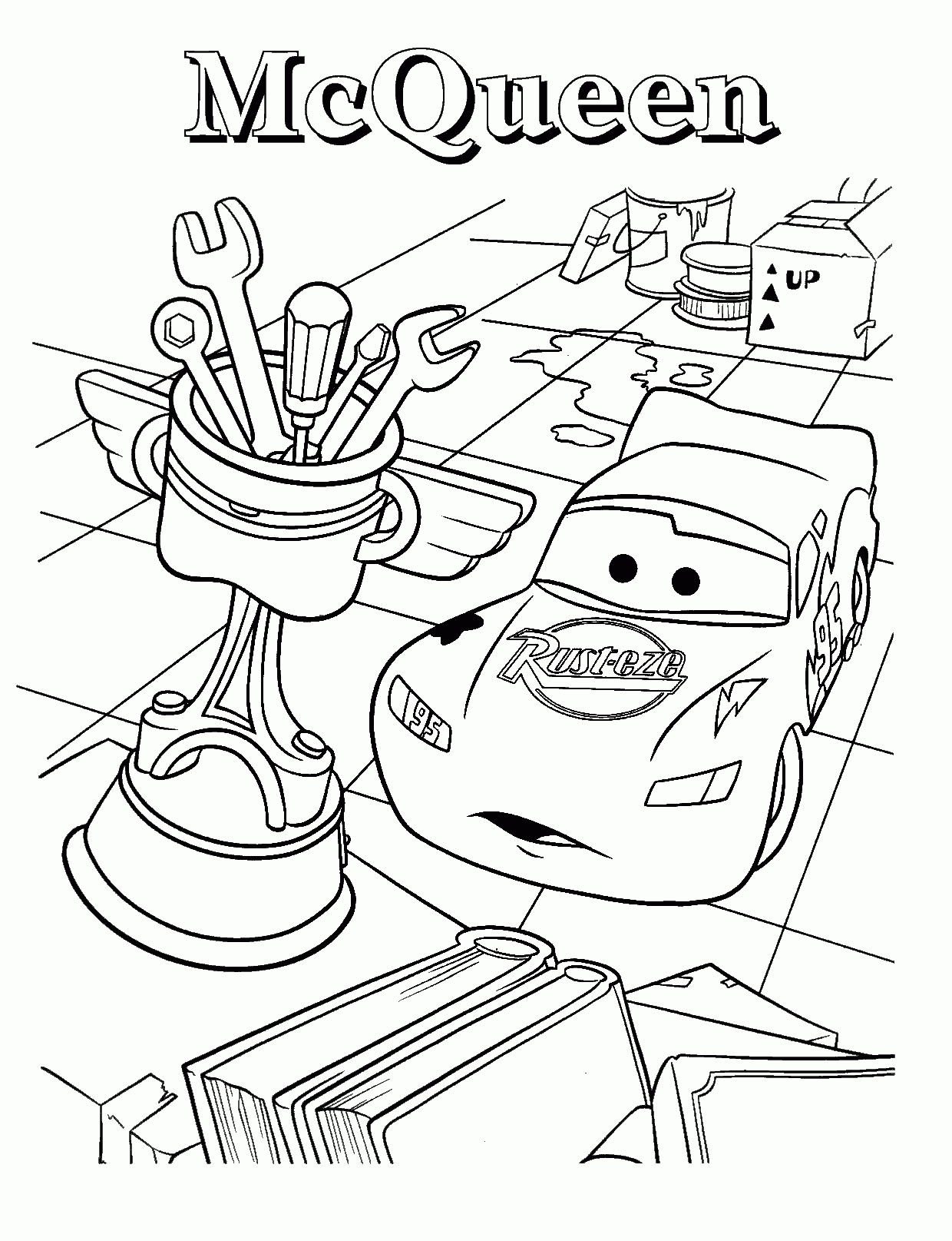 Free Printable Lightning McQueen Coloring Pages For Kids Best Coloring Pages For Kids