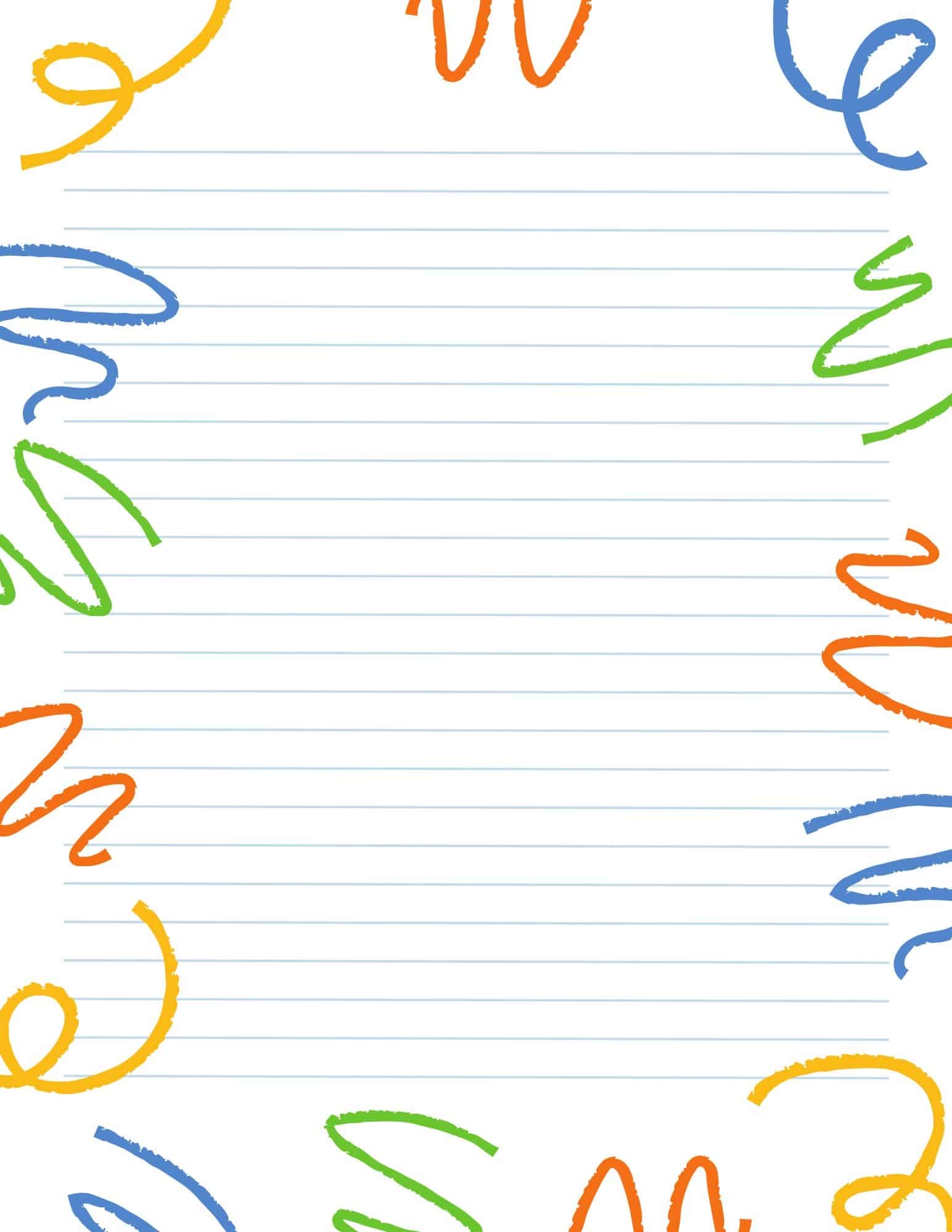 printable pretty lined paper printable pretty lined paper